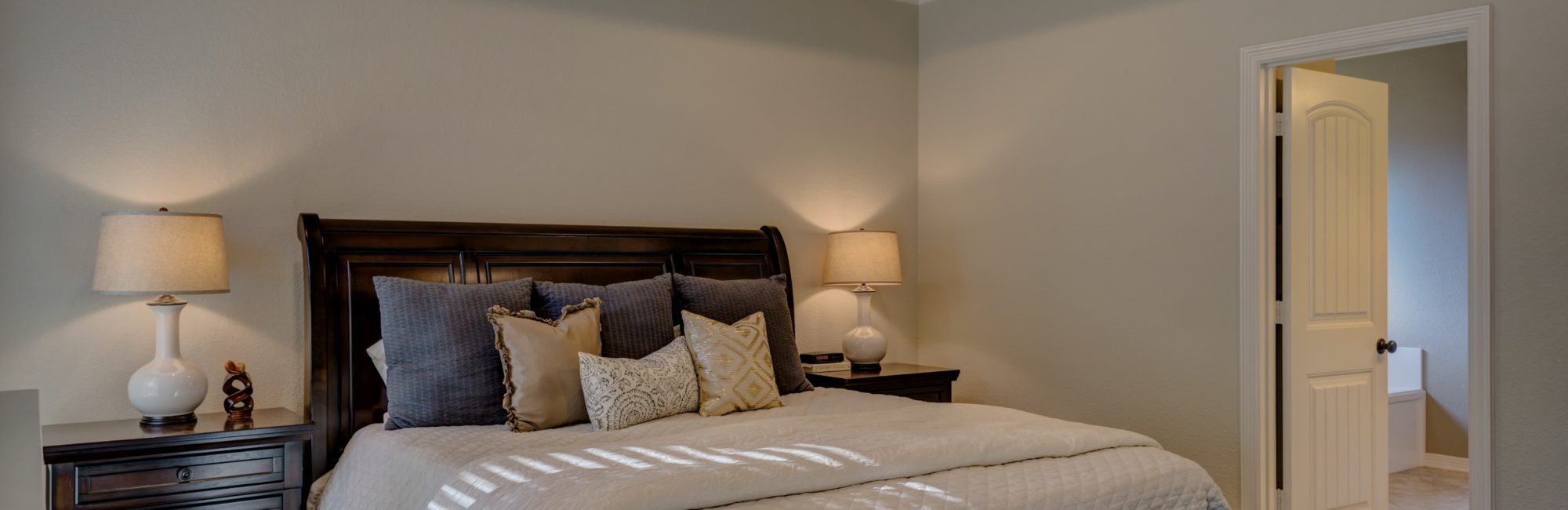Grey bedroom