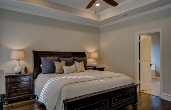 Grey bedroom